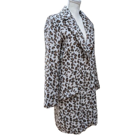 Pink Martini Collection Leopard Print Long Coat Size S - Picture 3 of 13